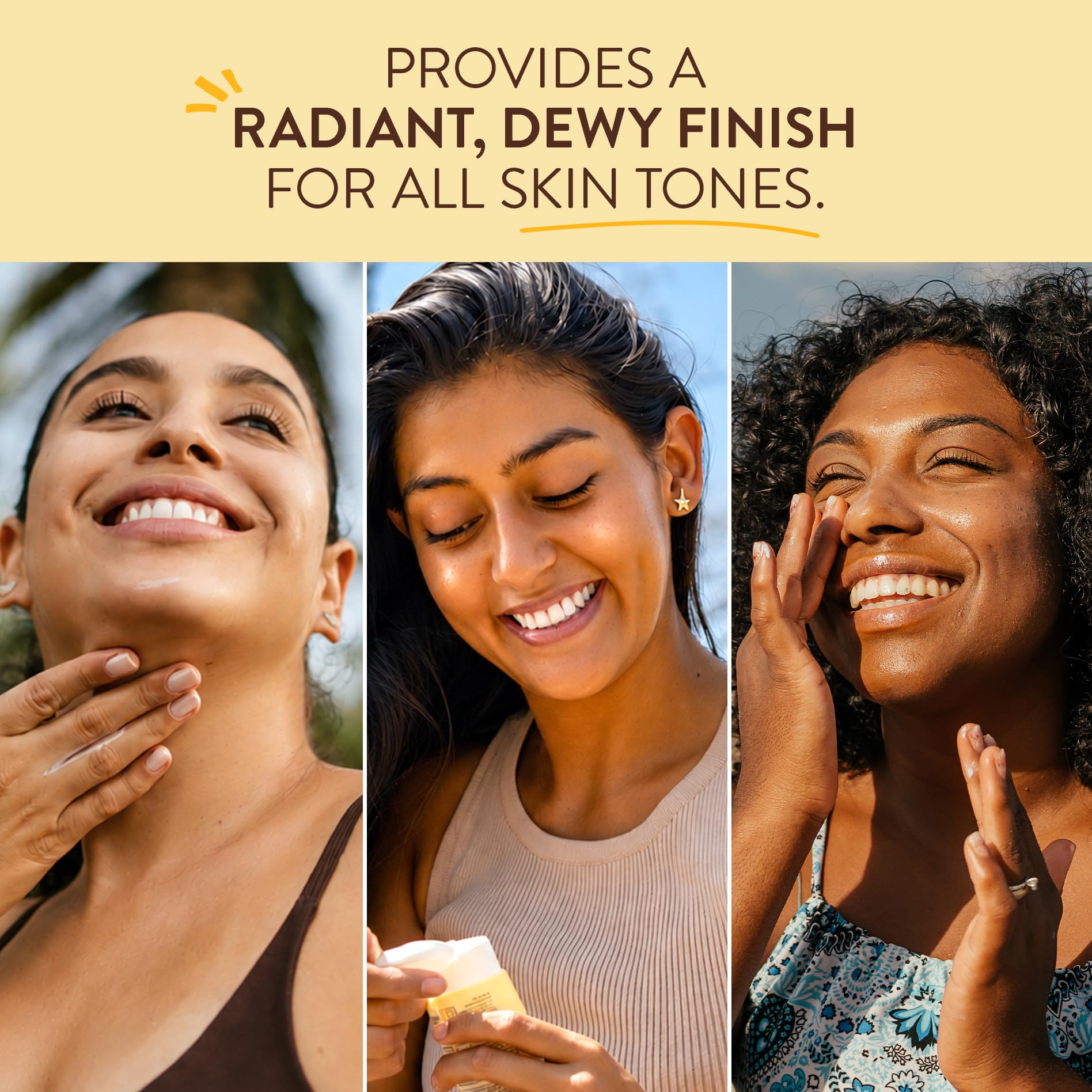 Babo Botanicals face sunscreen applied outdoors demonstrating lightweight wear