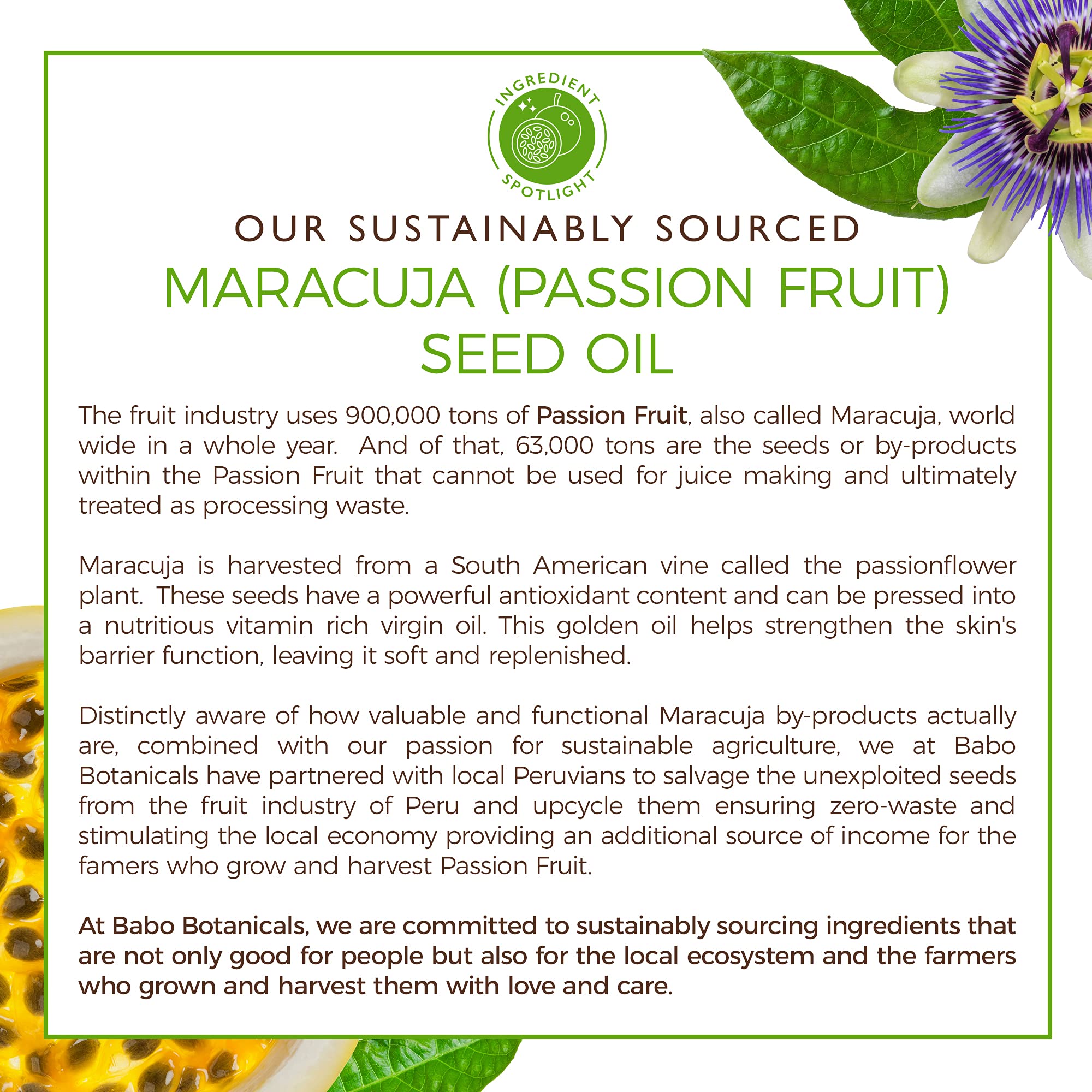 Babo Botanicals ingredients label highlighting plant-based formula
