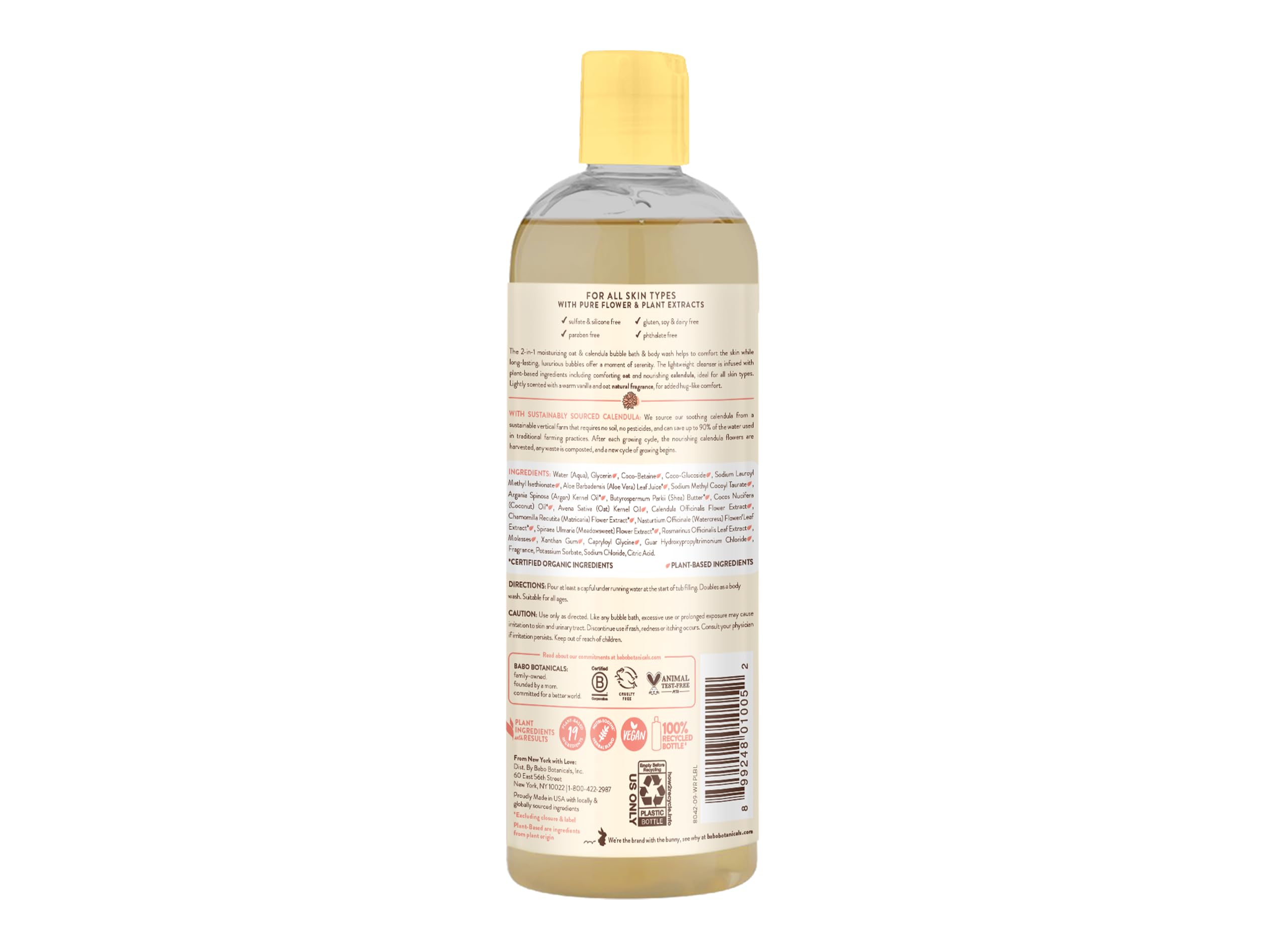 Babo Botanicals pump close-up highlighting easy dispensing and convenience