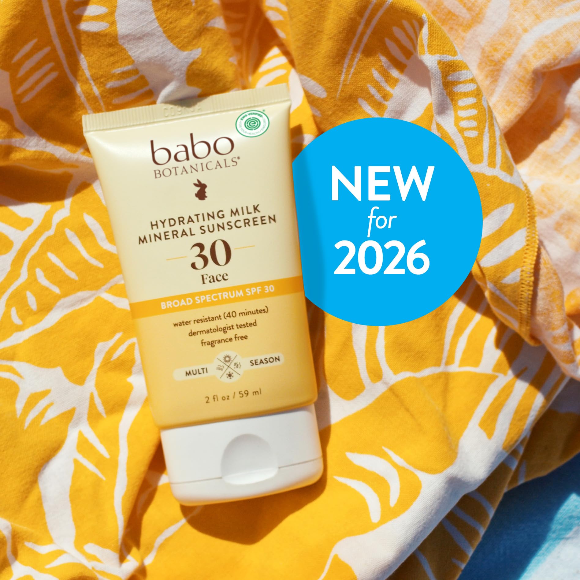 Babo Botanicals texture close-up of hydrating milk for quick absorption