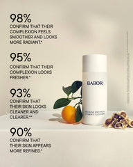 BABOR creamy foam in hand demonstrating gentle lather and cleansing