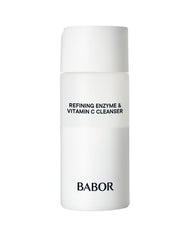 BABOR front packaging showing compact powder cleanser for travel convenience