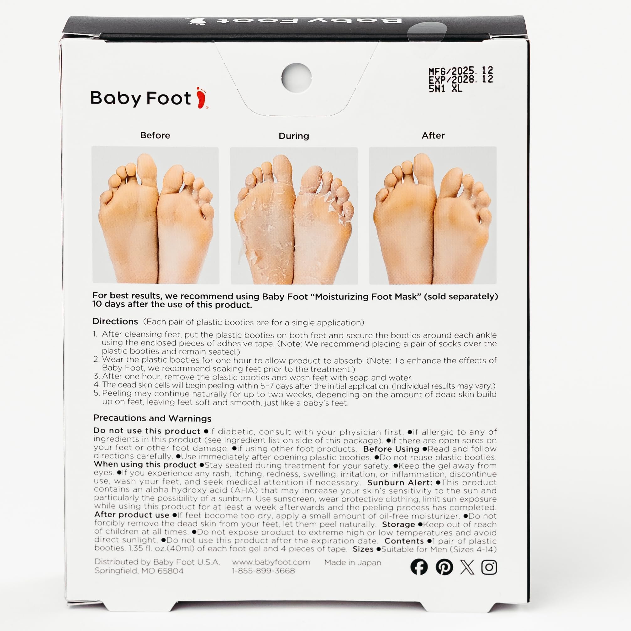 Baby Foot close-up of mint gel texture, shows exfoliating formula benefits