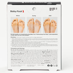 Baby Foot close-up of mint gel texture, shows exfoliating formula benefits