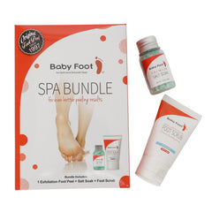 Baby Foot smoothing scrub closeup showing texture for gentle buffing