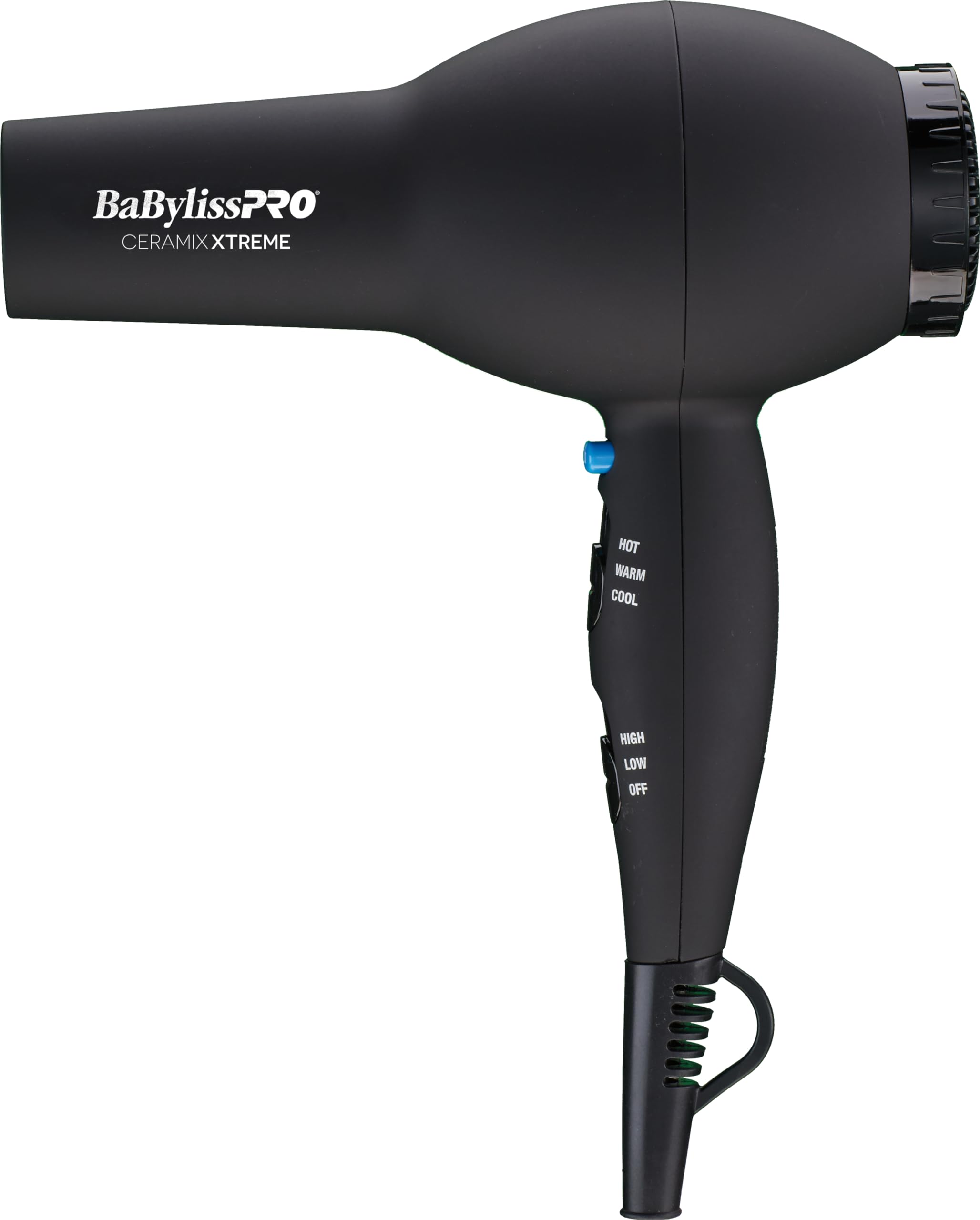 BaBylissPRO front view showing ergonomic body and fast‑dry benefit