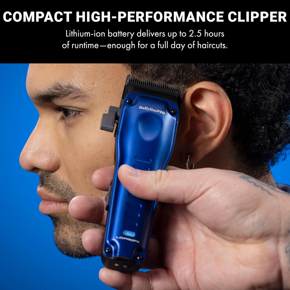 BaBylissPRO trimmer T‑blade closeup showing deep teeth for precise edging benefit