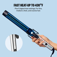 BaBylissPRO cool-touch tip close detail for safer handling and comfortable styling
