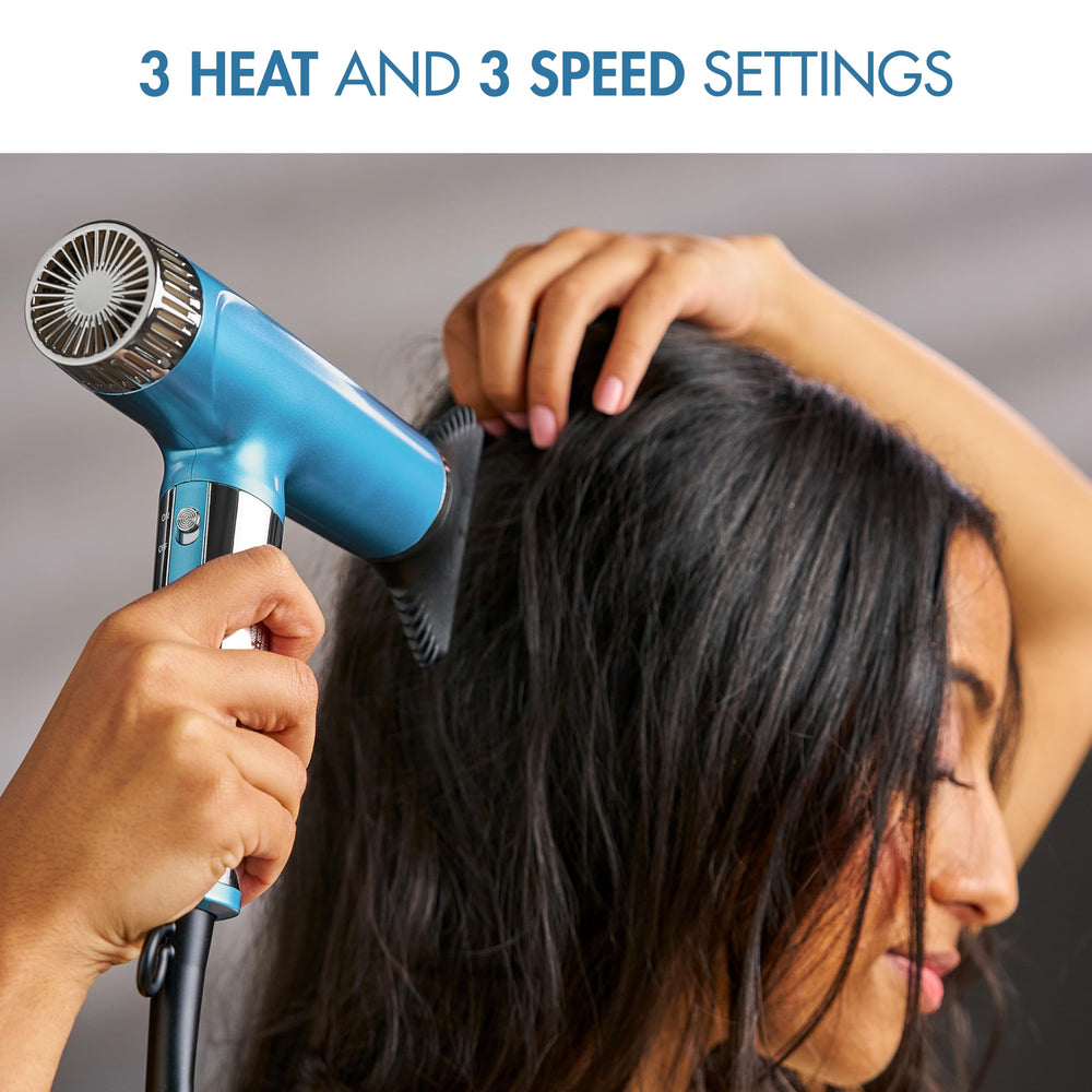 BaBylissPRO deep diffuser defining curls while reducing frizz and adding volume