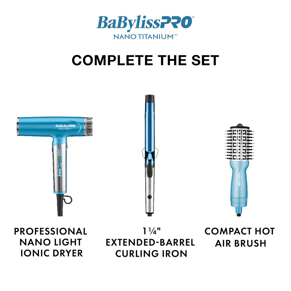 BaBylissPRO ergonomic handle and grip to reduce wrist fatigue during long sessions
