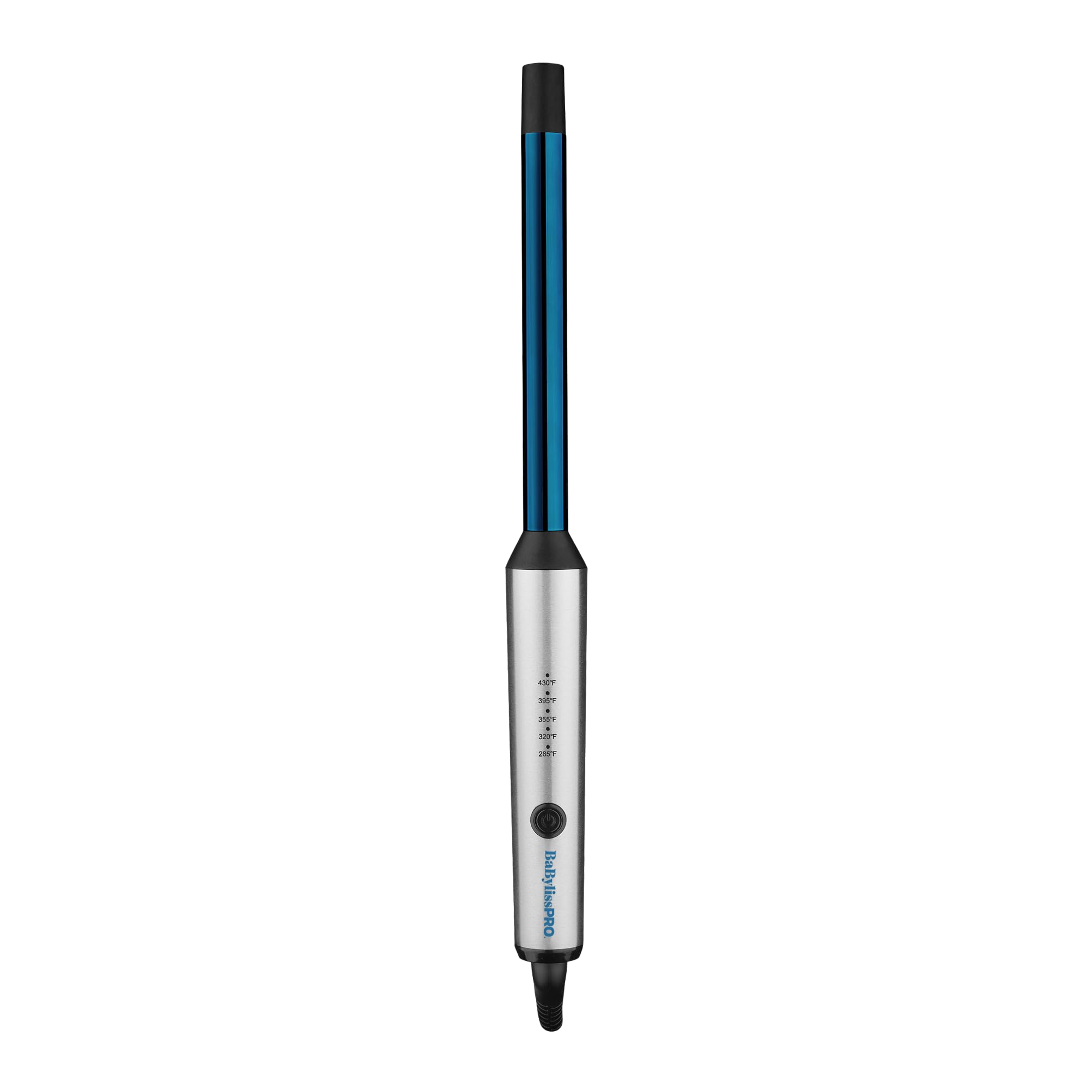 BaBylissPRO front view of wand showing slim design and professional finish for comfortable styling