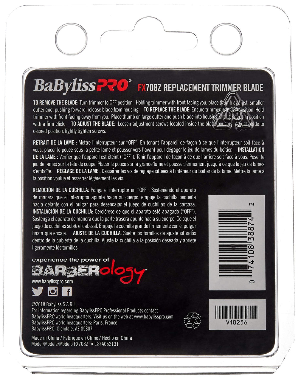 BaBylissPRO FX708Z mounted on FX788 trimmer demonstrating easy fit benefit