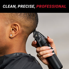 BaBylissPRO MIM blade close-up showing thin edge and reservoir for constant lubrication
