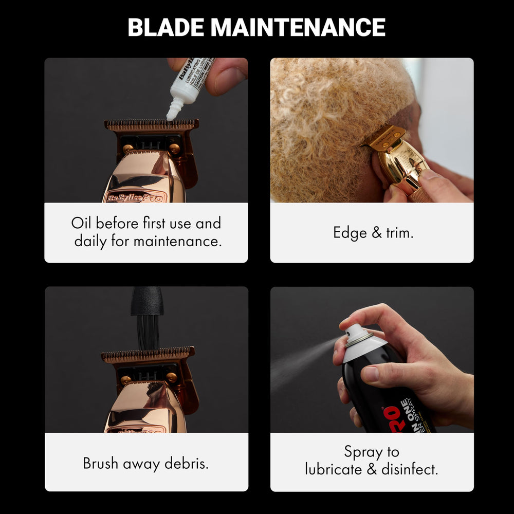 BaBylissPRO polished all-metal housing detail conveying durable premium construction