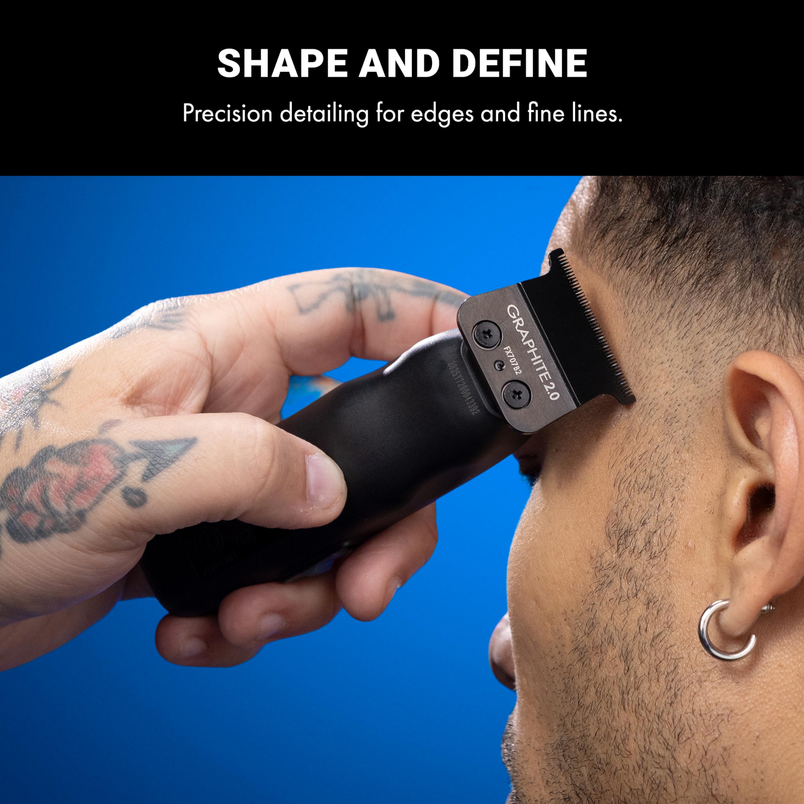 BaBylissPRO USB-C cable beside trimmer showing fast, universal charging benefit