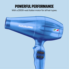 BaBylissPRO Portofino concentrator nozzle in use for precise, salon-quality smoothing
