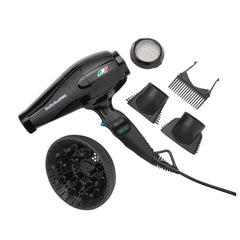 BaBylissPRO Portofino front view showing sleek body and ergonomic handle for comfortable styling