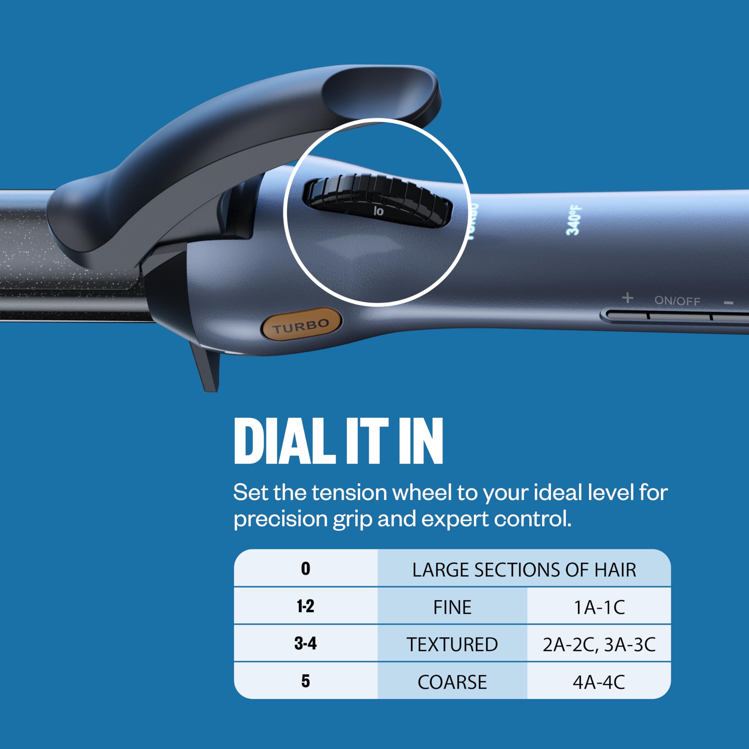 BaBylissPRO curling iron creating uniform curls on long hair for faster results