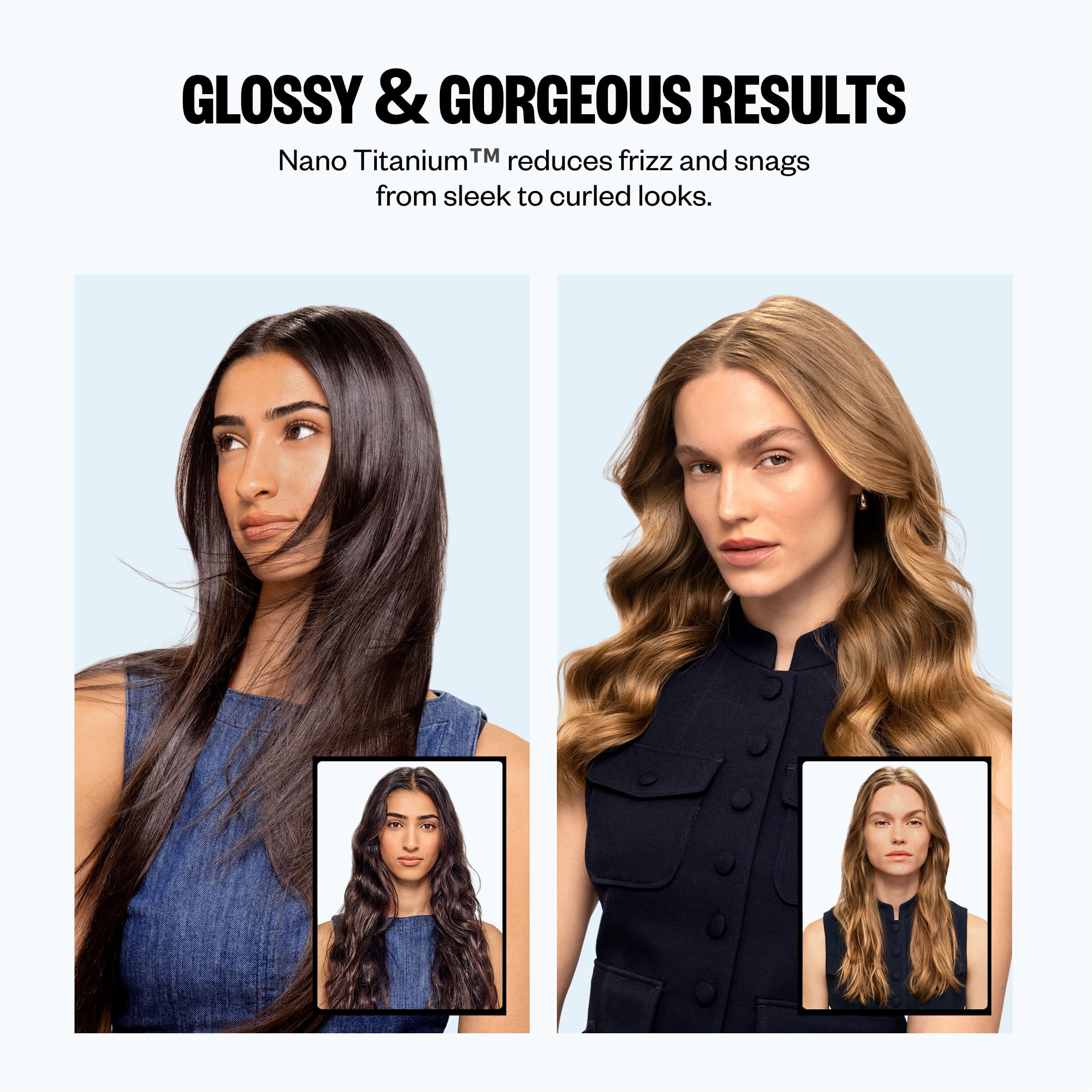 BaBylissPRO heated outer housing detail enabling curls and waves with smooth, multi-style versatility