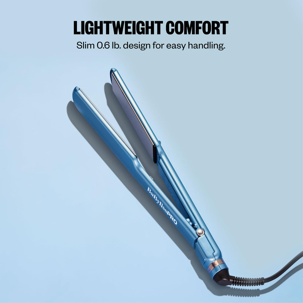 BaBylissPRO next to ruler to show plate length for faster coverage and fewer passes