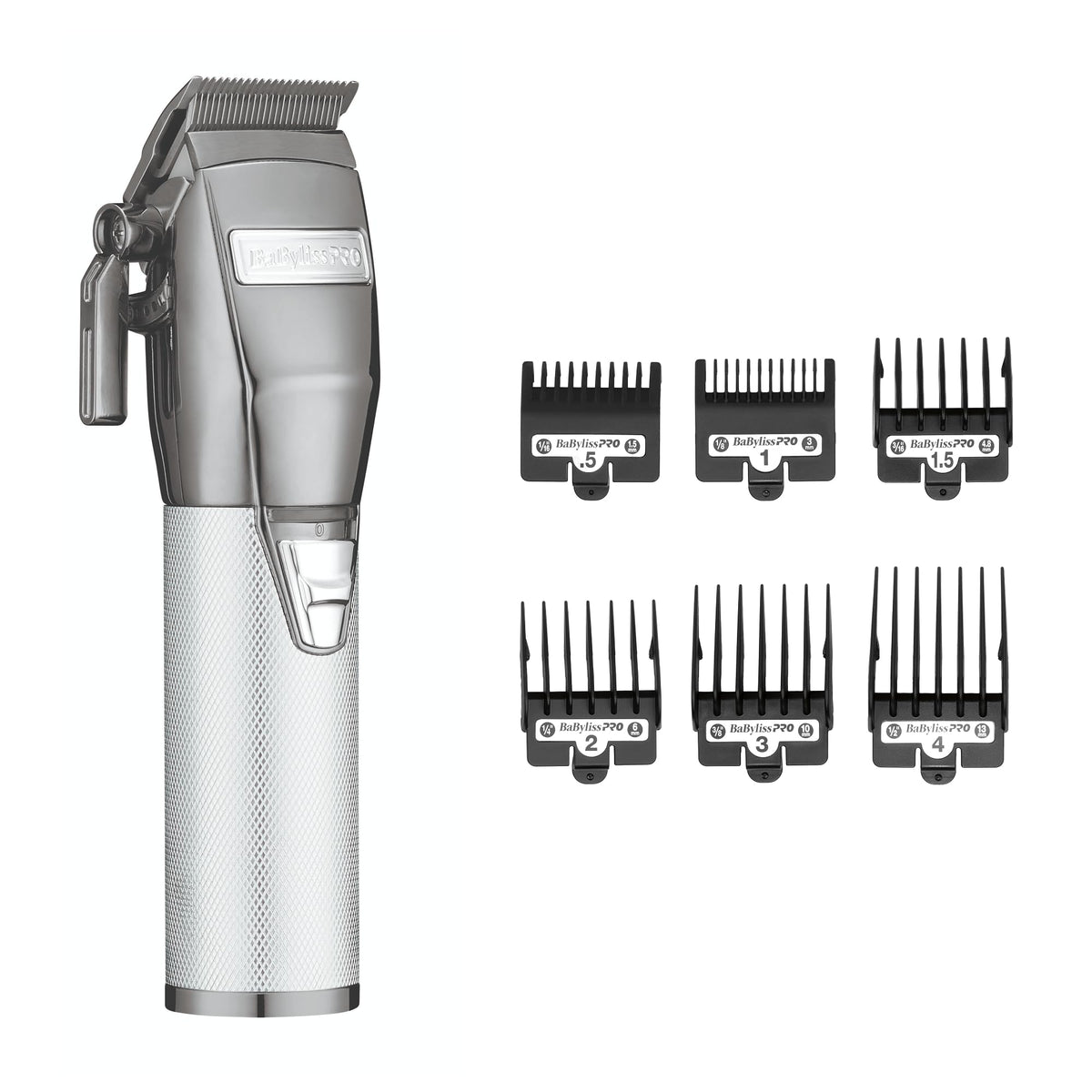 BaBylissPRO front view showing durable metal body and professional look
