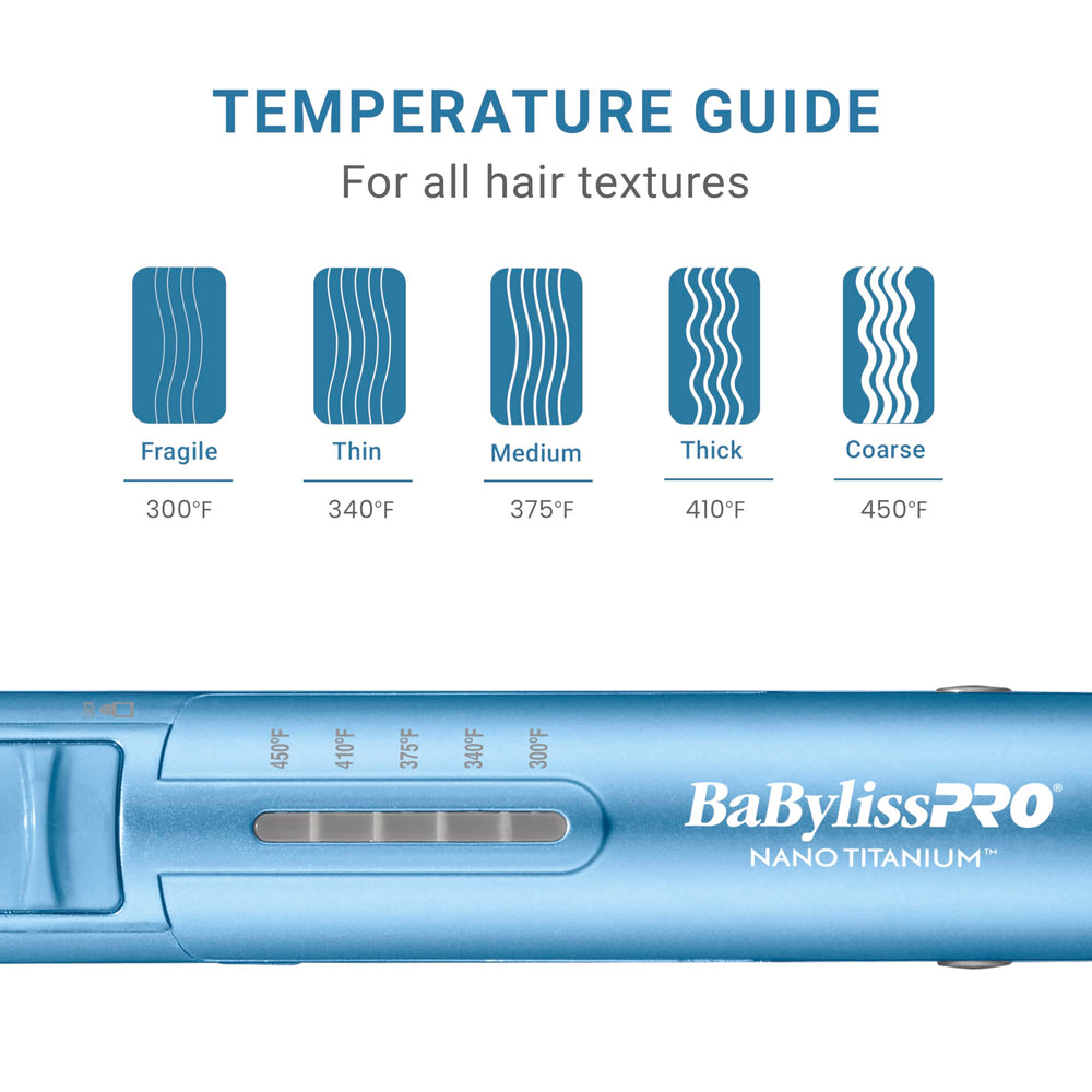 BaBylissPRO on hair showing straightened glossy finish and reduced frizz