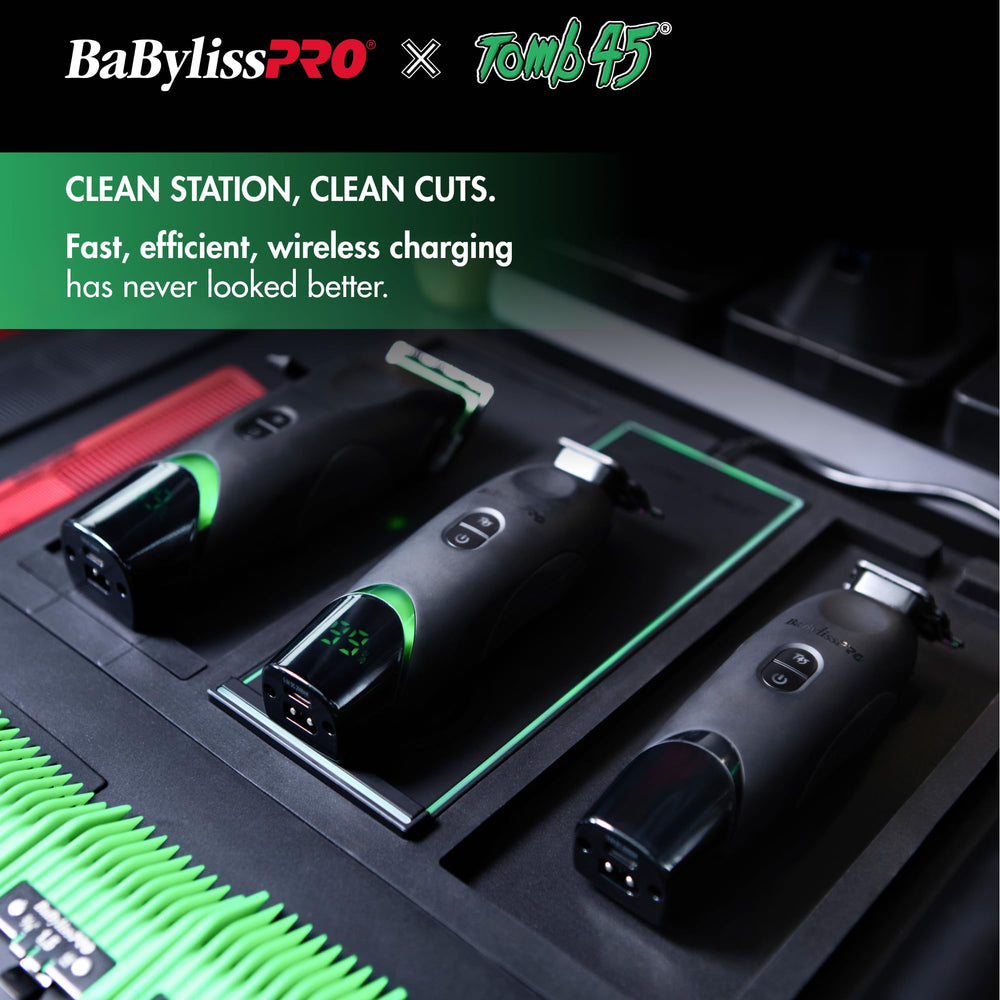 BaBylissPRO kit with tools and accessories displayed for scale and readiness