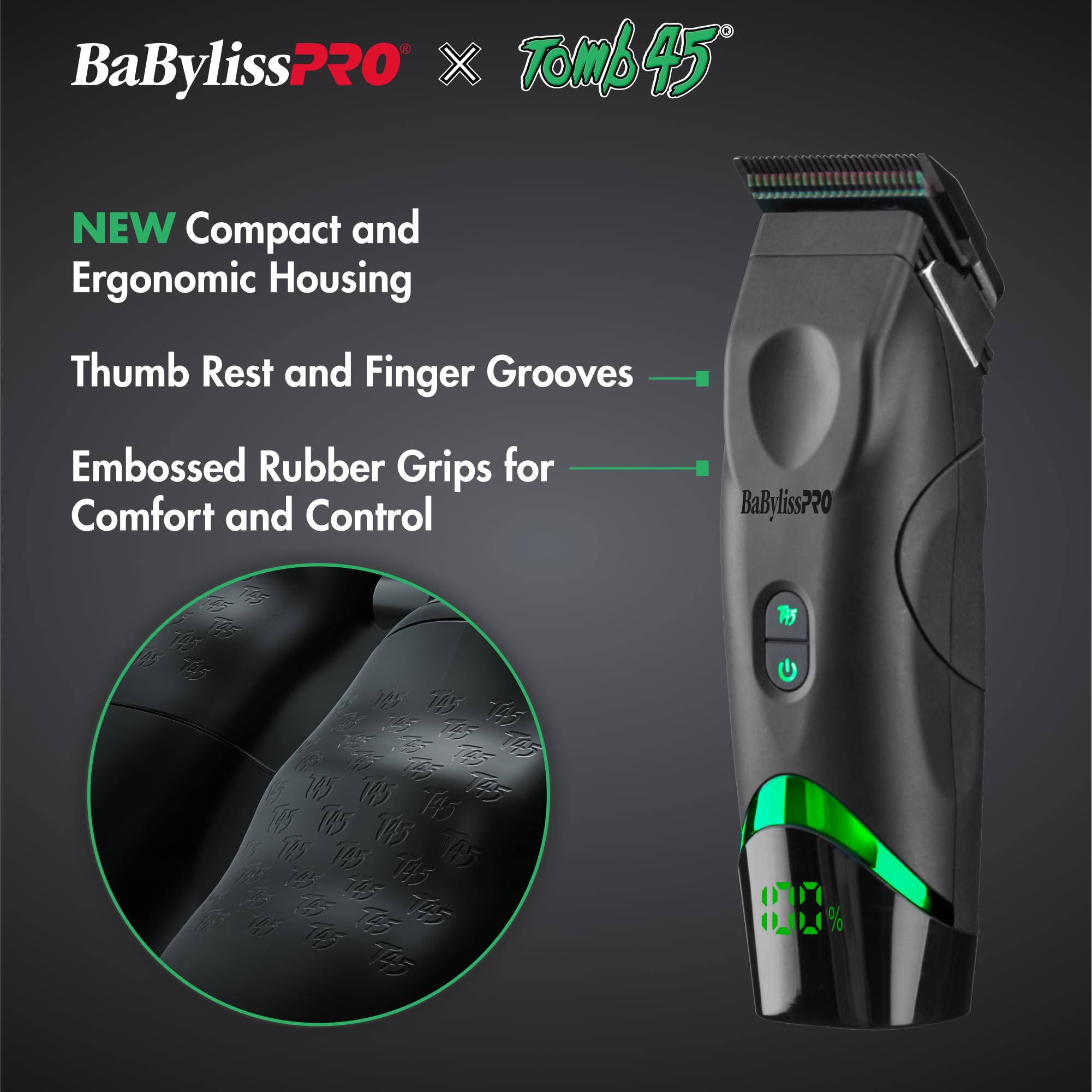 BaBylissPRO tools on a wireless charging pad for cordless convenience