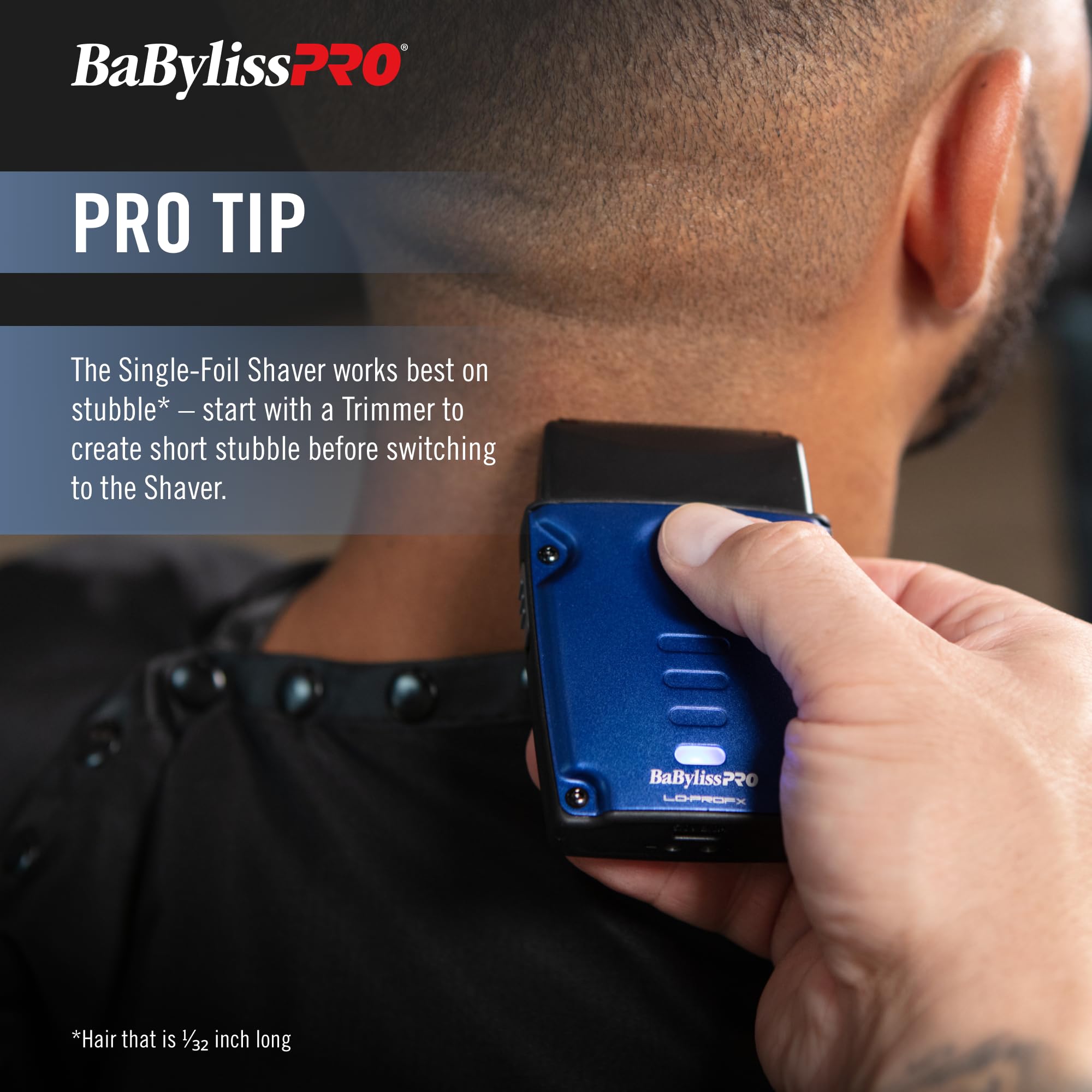 BaBylissPRO USB-C charging port closeup for fast, convenient recharging