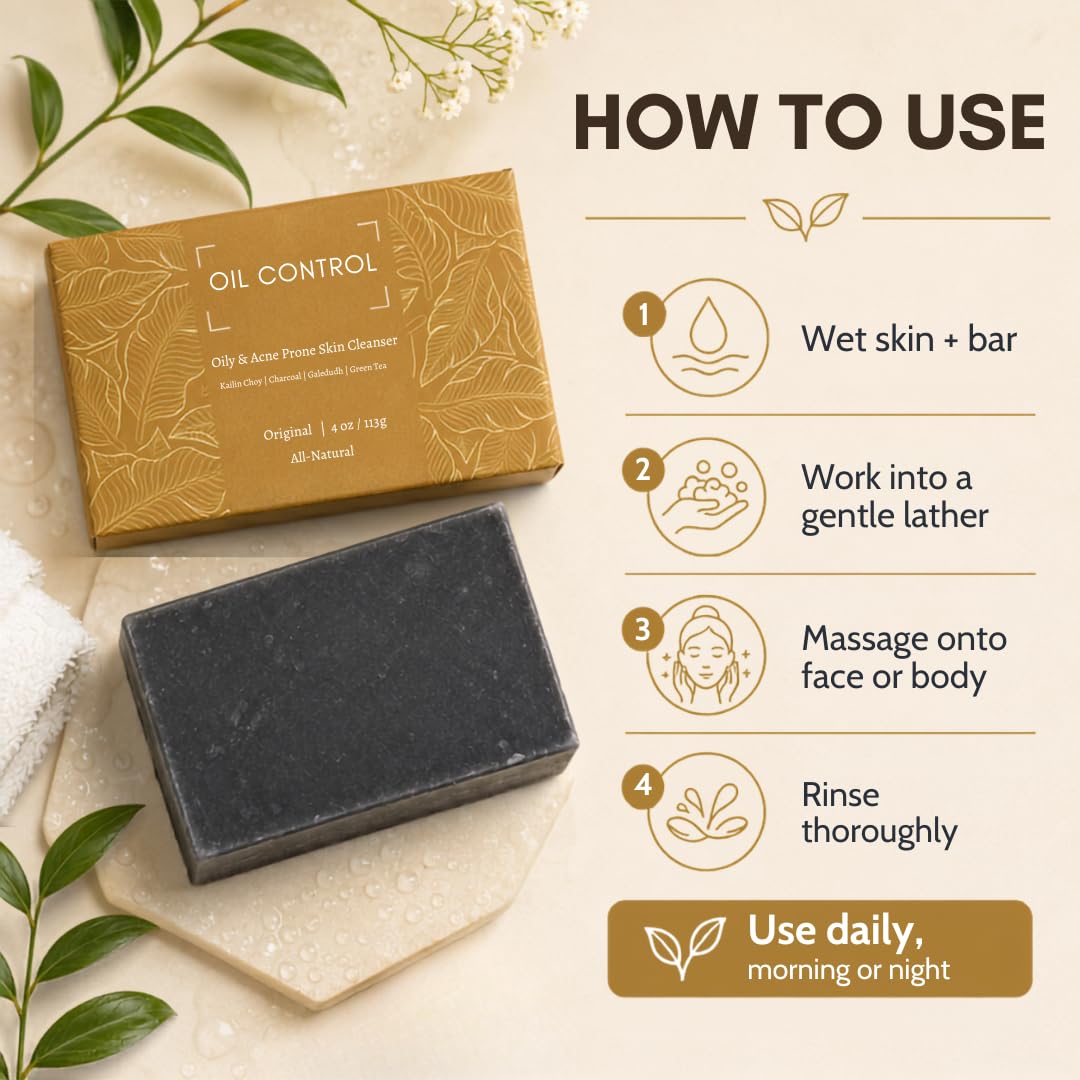 Bacne Bar activated charcoal detail highlighting deep-cleansing action