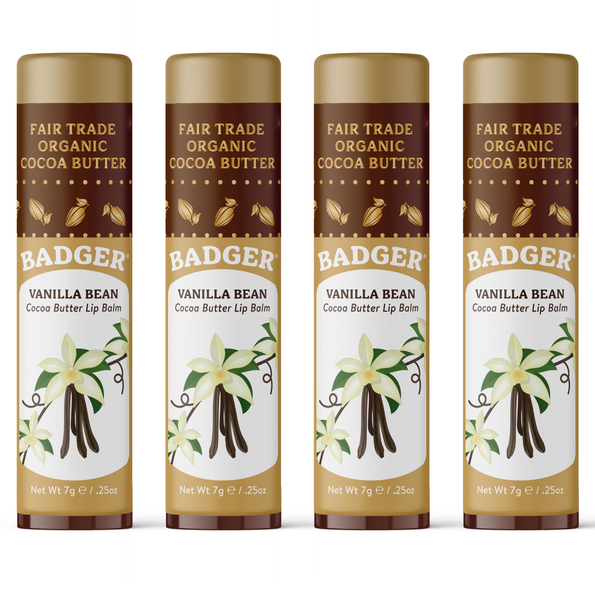 Badger front packaging showing vanilla bean scent and jumbo size benefits