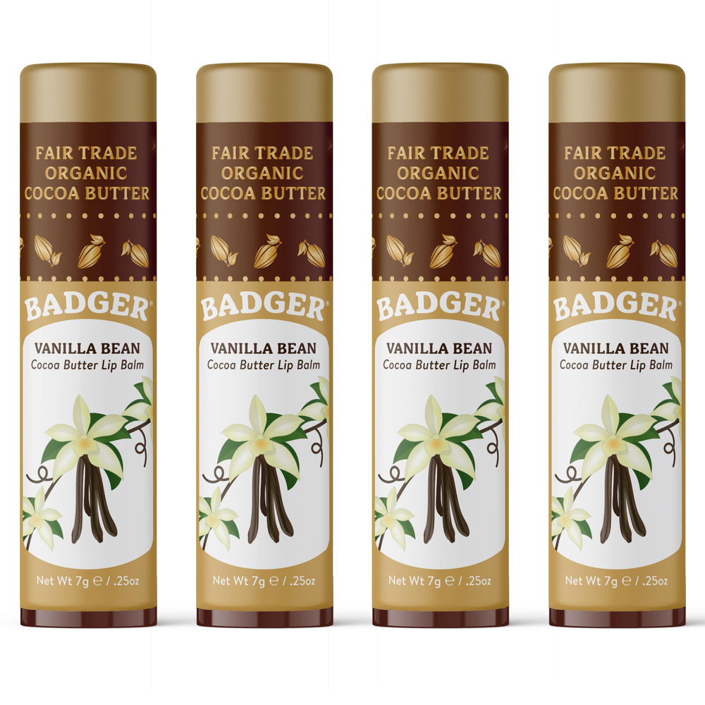 Badger front packaging showing vanilla bean scent and jumbo size benefits