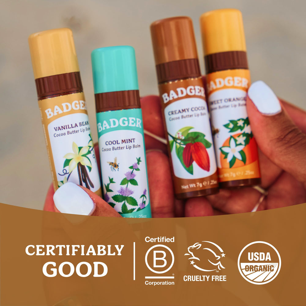 Badger recyclable packaging indicating eco-friendly manufacturing choice