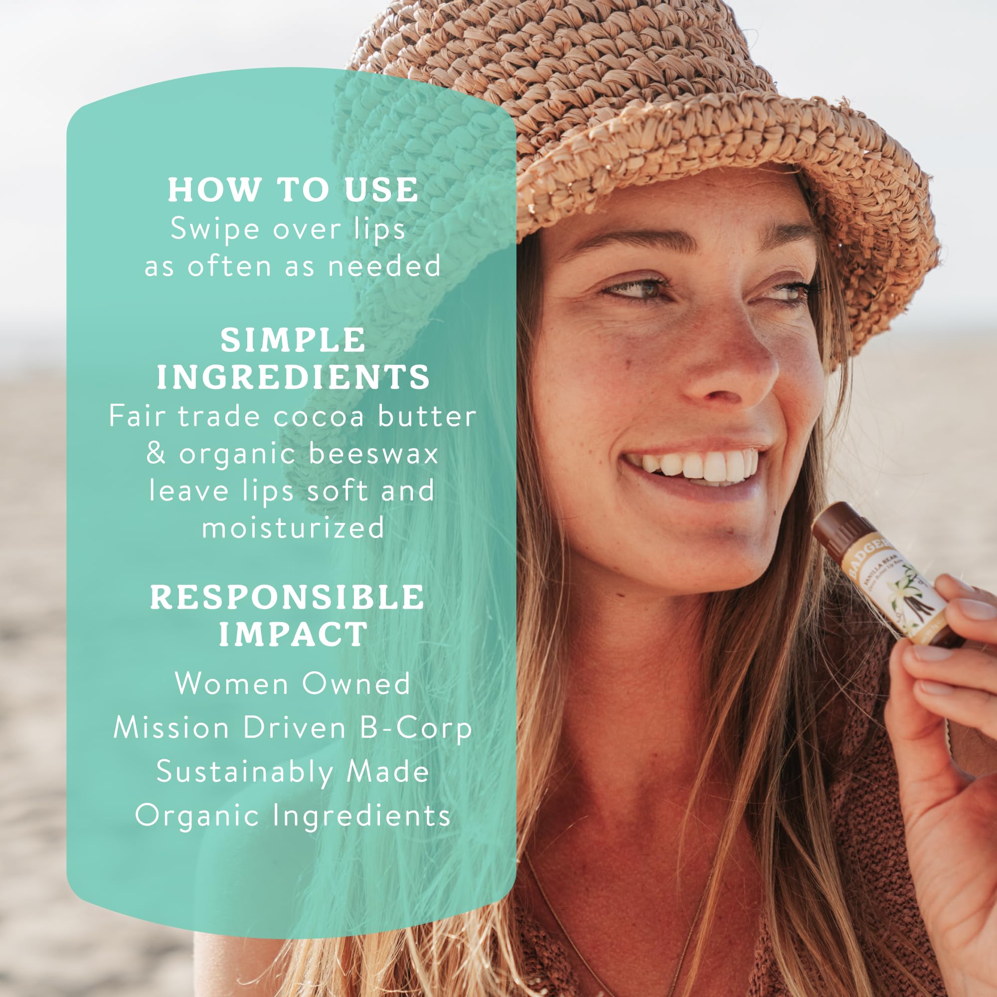 Badger balm on cuticles to show multiuse hydration benefit