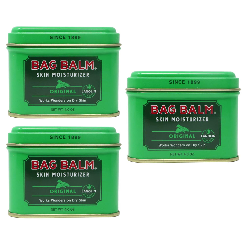 Bag Balm front tin showing brand and simple protection benefits