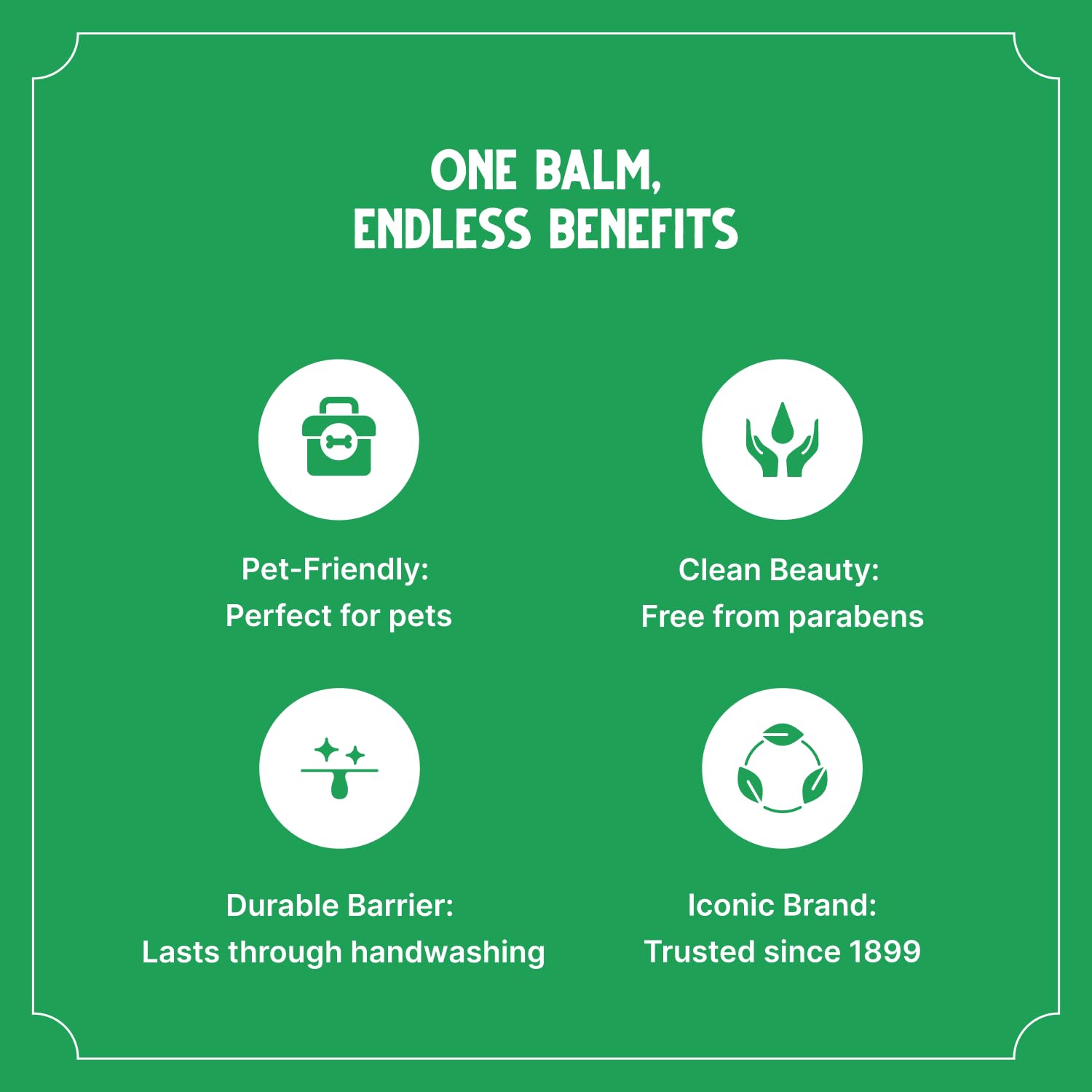 Close-up of Bag Balm label highlighting simple ingredients and clarity
