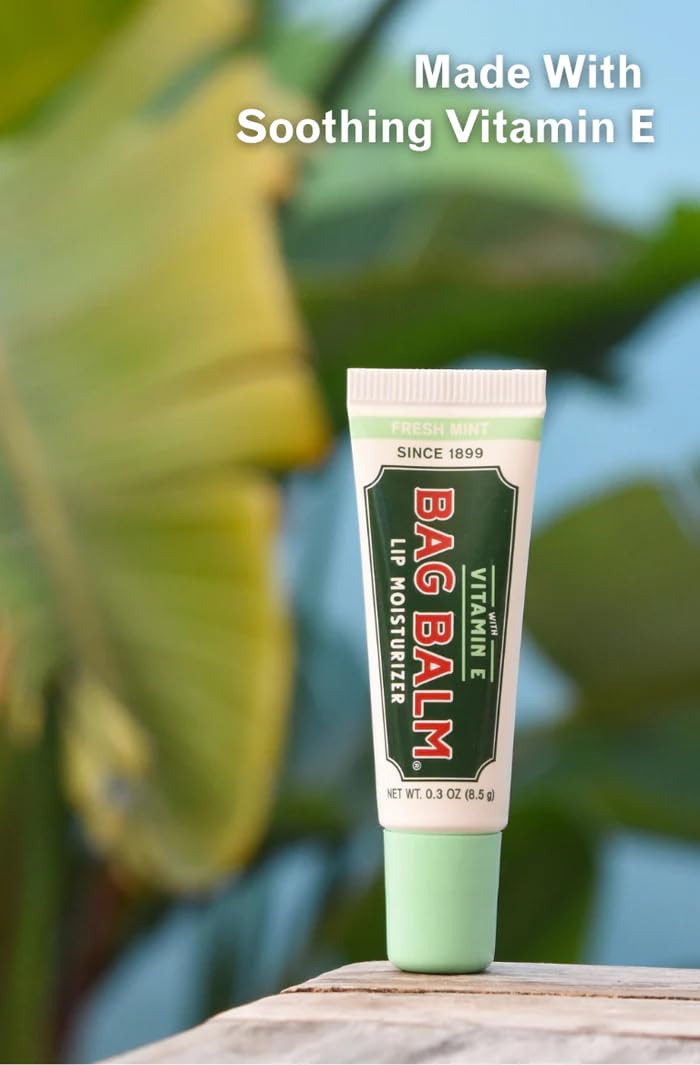 Bag Balm tube next to keys for pocket-sized portability demonstration