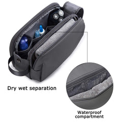 BAGSMART back zippered pocket detail organizing small grooming accessories