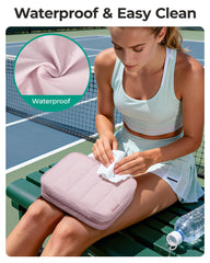 BAGSMART leak-proof pocket detail protecting luggage from spills benefit