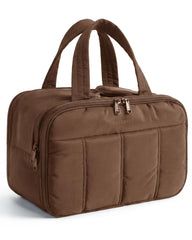BAGSMART coffee front view showing roomy puffy exterior and neat silhouette for easy packing