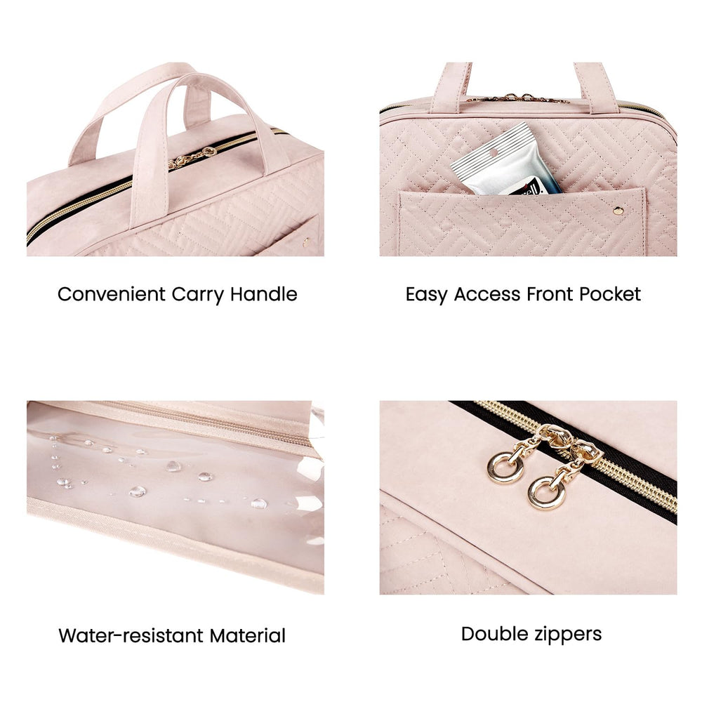 BAGSMART transparent side panel revealing contents for quick overview benefit