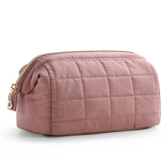 BAGSMART dark pink front view showing compact organized design and secure zipper