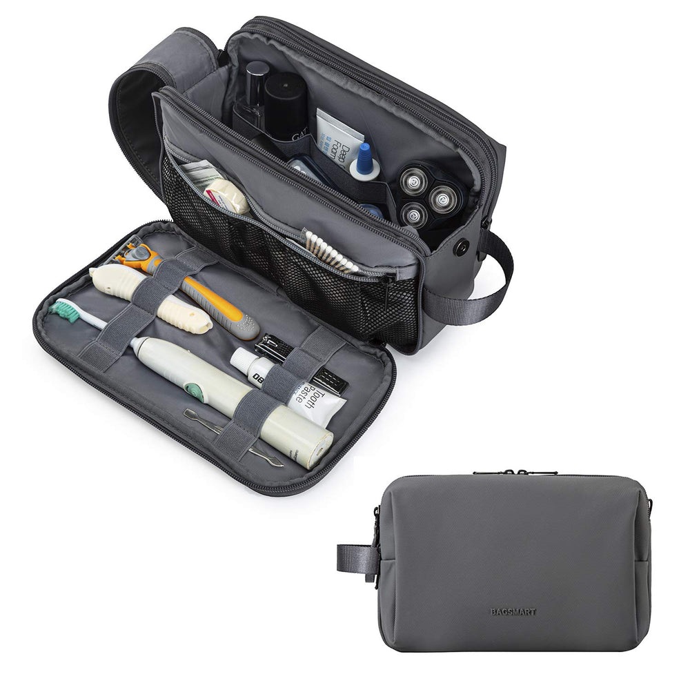 BAGSMART front view with dual zippers showing secure closure and easy access