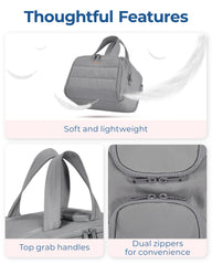 BAGSMART fully open interior with compartments offering quick access and organized packing benefit
