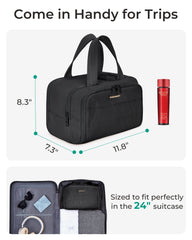 BAGSMART full open top view revealing easy access and visibility
