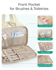 BAGSMART padded handle detail for comfortable carrying and reduced hand strain