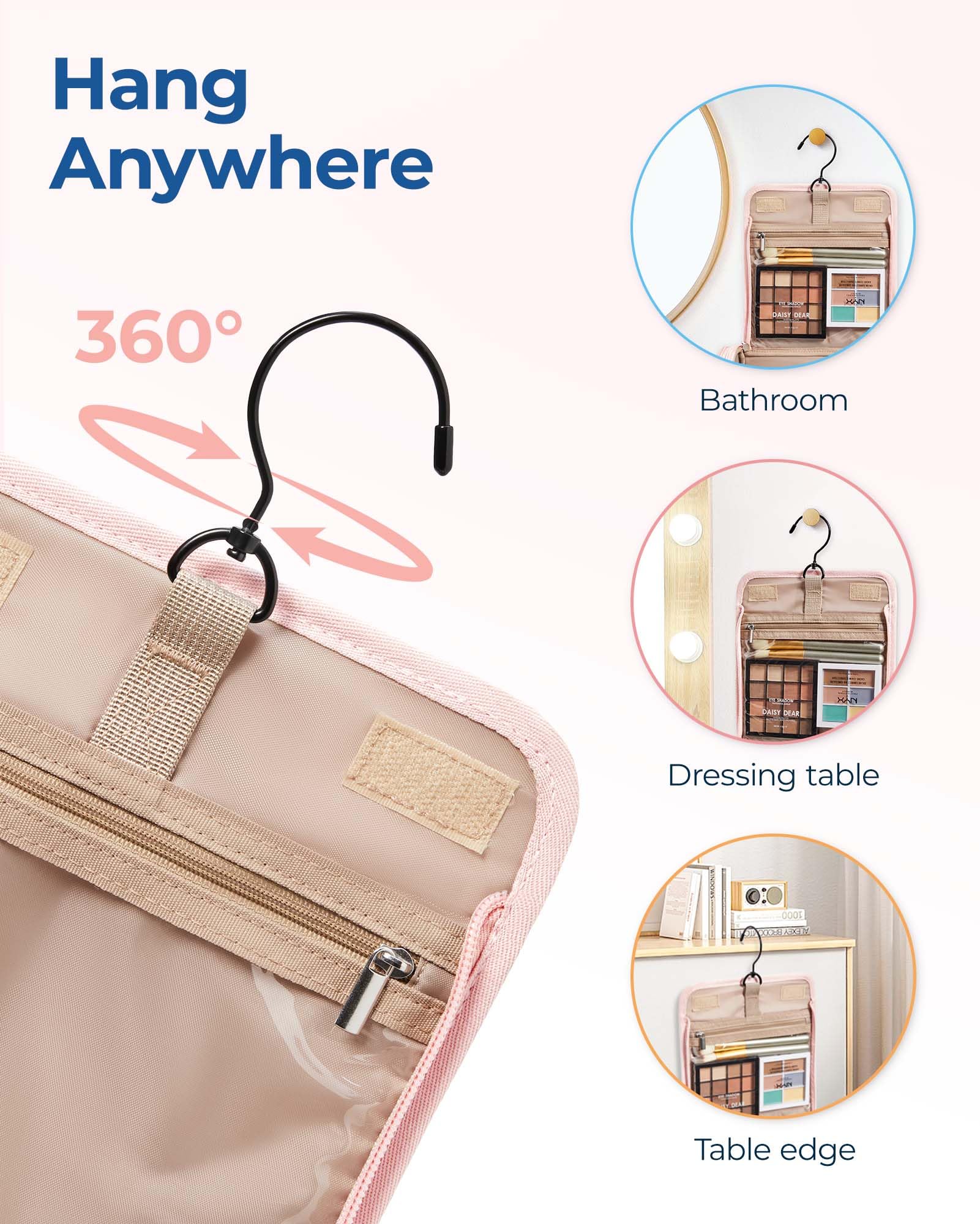 BAGSMART padded polyester material close-up providing protection and durability