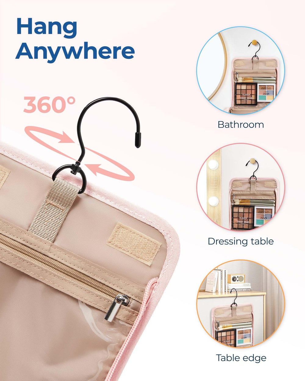 BAGSMART padded polyester material close-up providing protection and durability