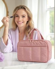 BAGSMART puffy texture close-up displays soft cushioning for protection