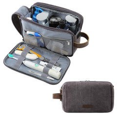 BAGSMART front view showing compact canvas and zipper, durable travel look